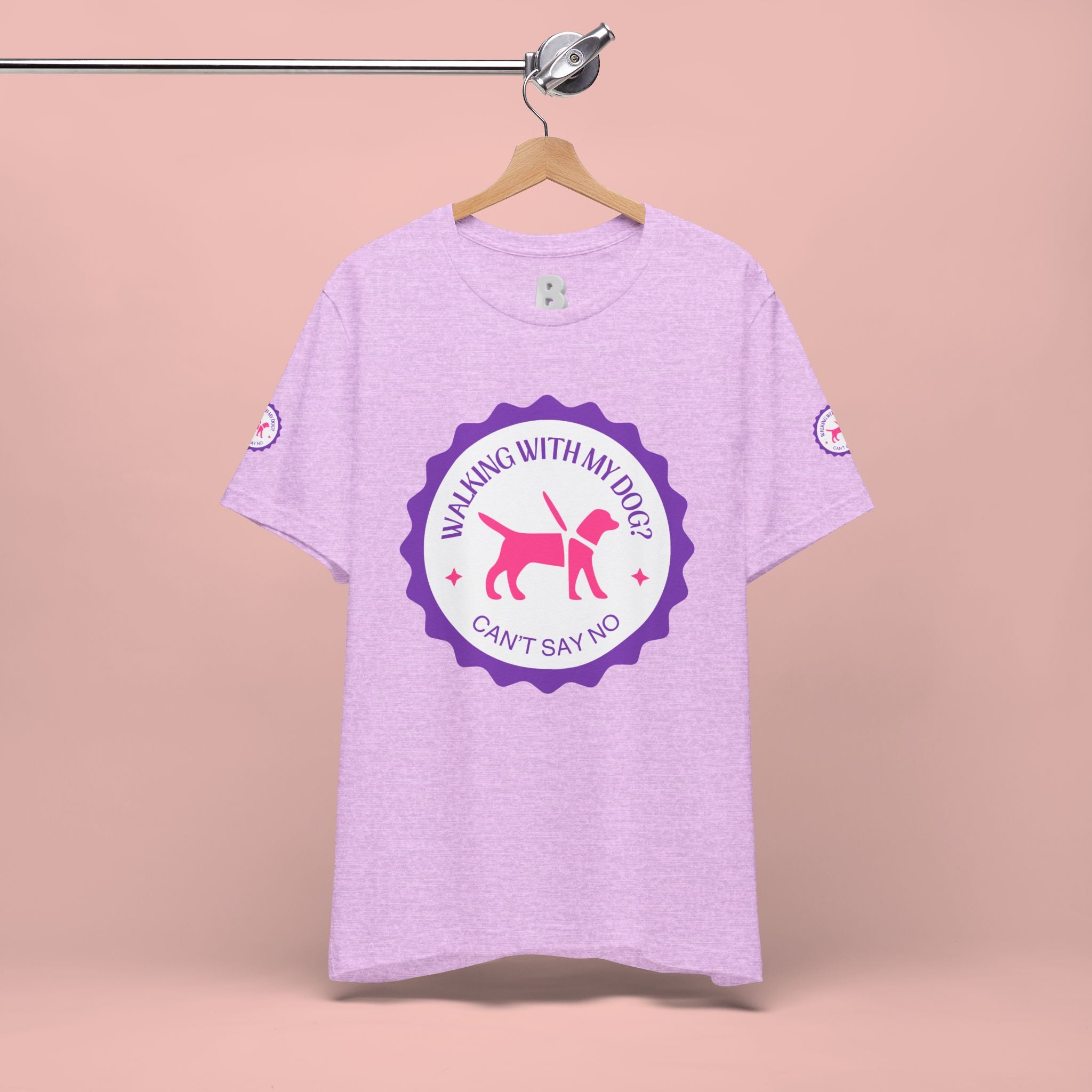 Walking With My Dogs T‑Shirt — "Can't Say No" Dog Lover Tee