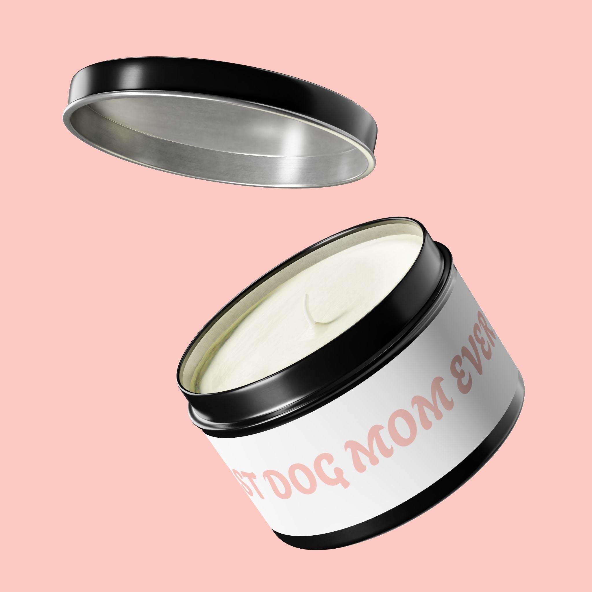 Tin Candle — "Best Dog Mom Ever" Scented Tin Candle | Gift for Dog Lovers