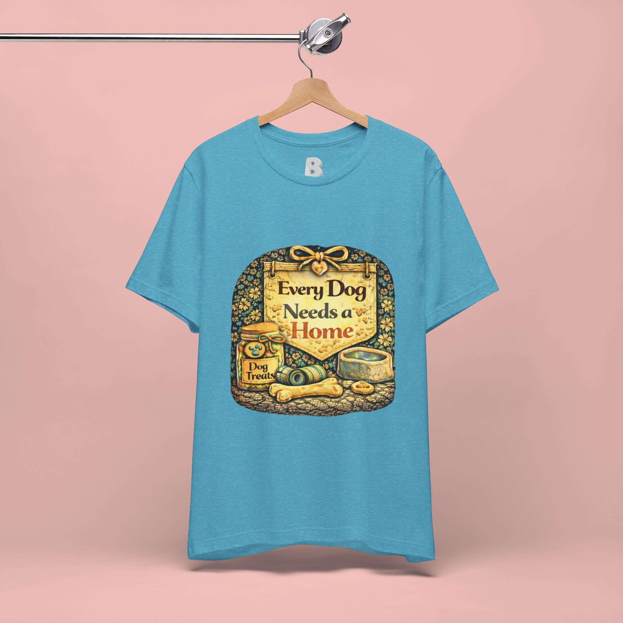 Dog Rescue Tee — "Every Dog Needs a Home" Shelter Support T-Shirt