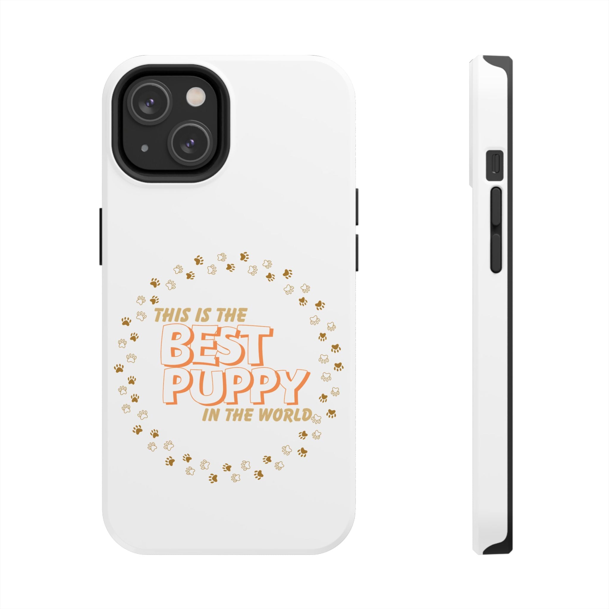 Best Puppy Phone Case — Cute Paw Print Tough Phone Case