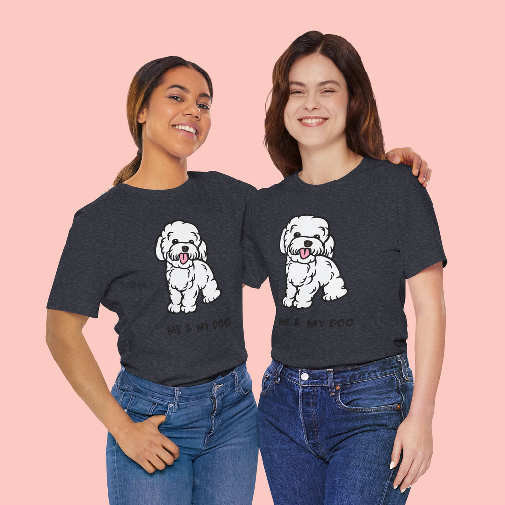 Me & My Dog T-Shirt — Cute Cartoon Puppy Tee for Dog Lovers
