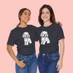 Me & My Dog T-Shirt — Cute Cartoon Puppy Tee for Dog Lovers