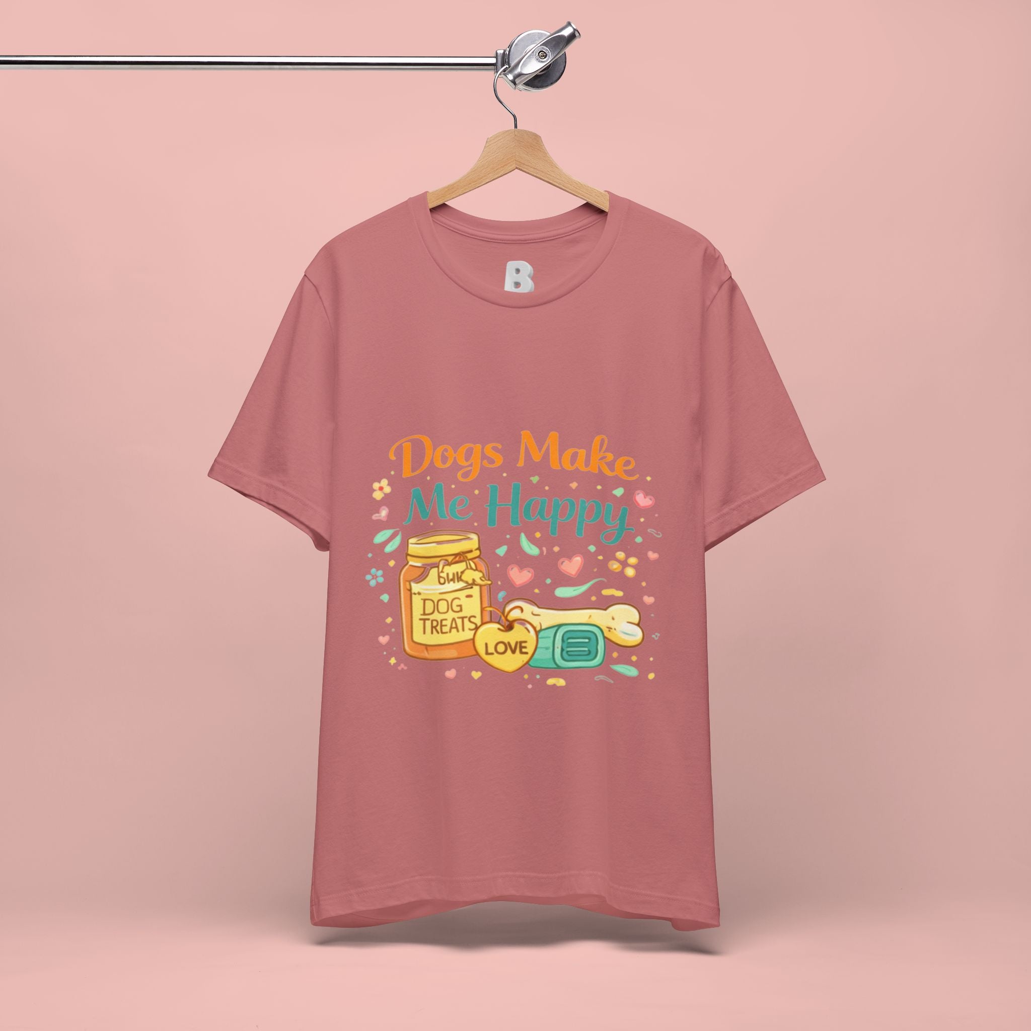 Dogs Make Me Happy T-Shirt