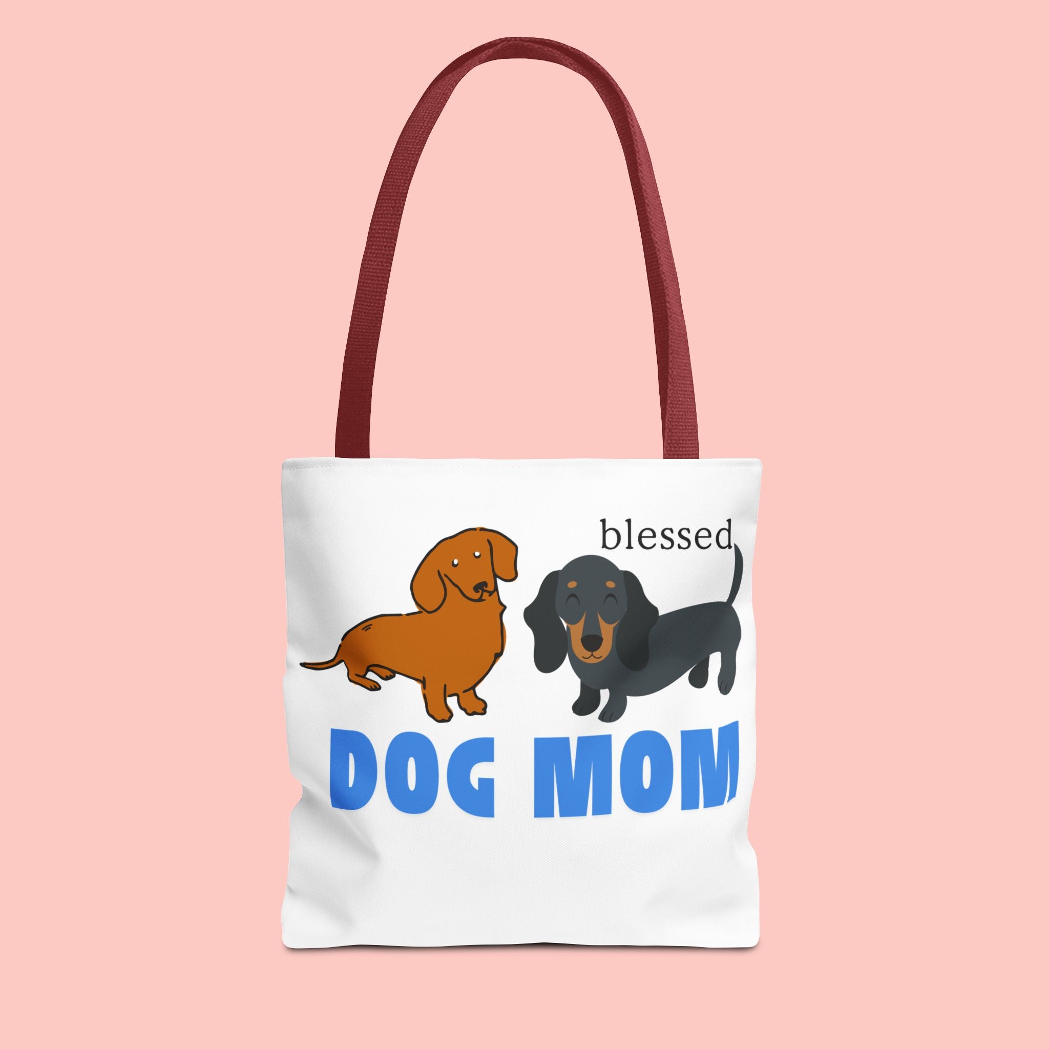 Dog Mom Tote Bag — Blessed Dachshund Design