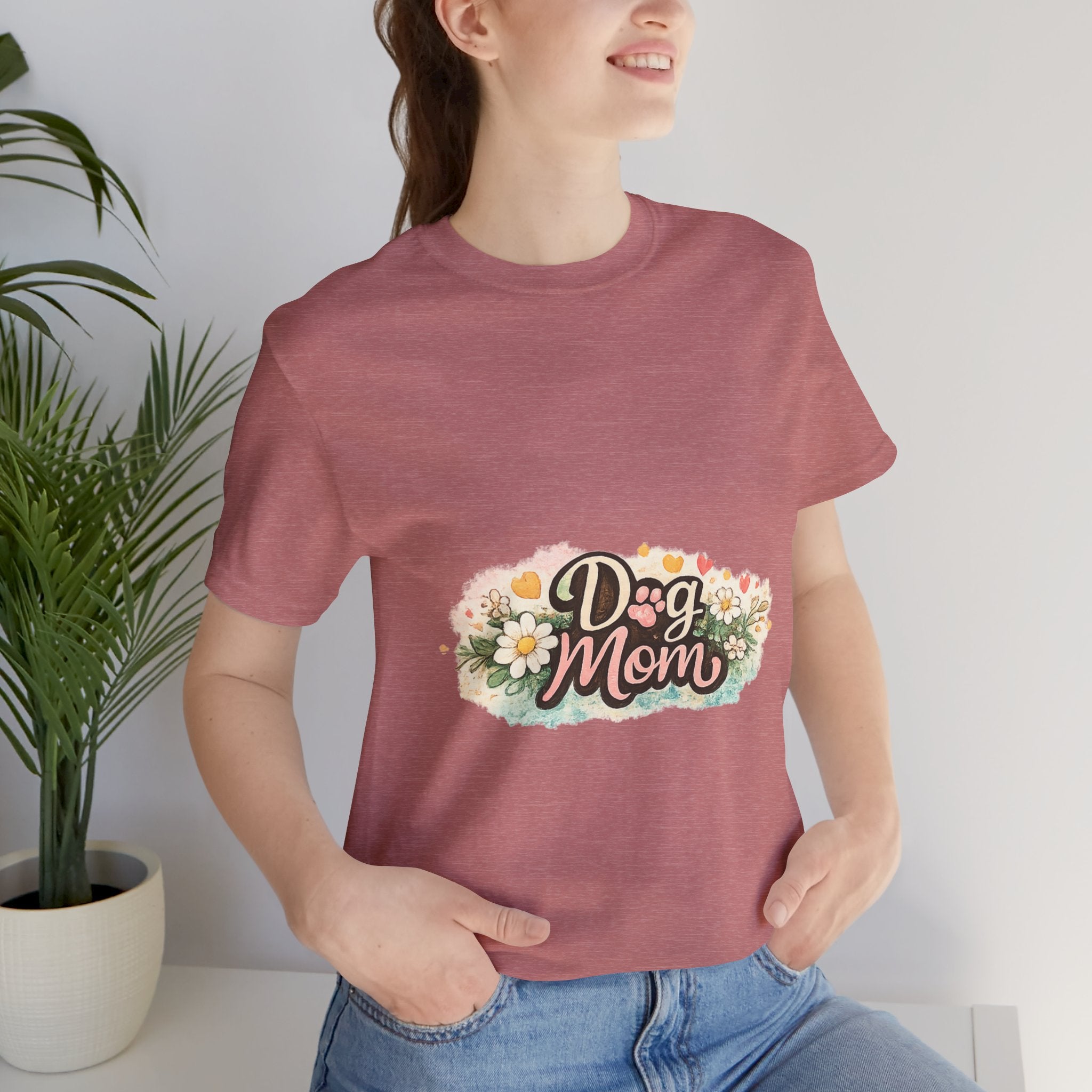 Dog Mom Floral Tee
