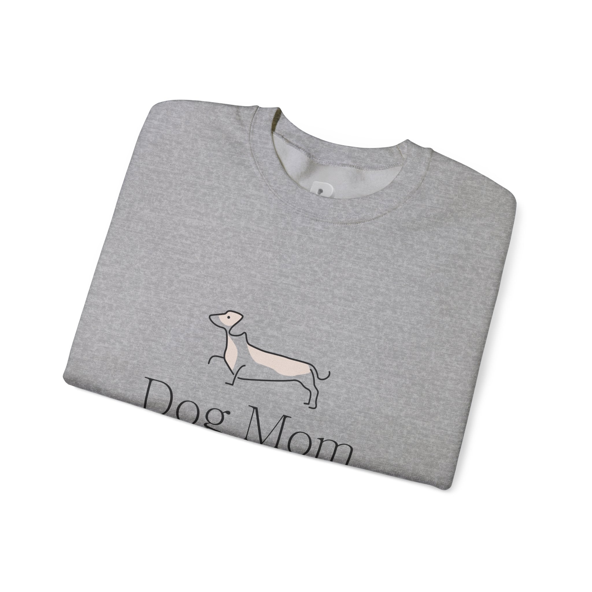 Dog Mom Crewneck Sweatshirt – "Dog Mom is a Lifestyle, Not Hobby" Cozy Pullover