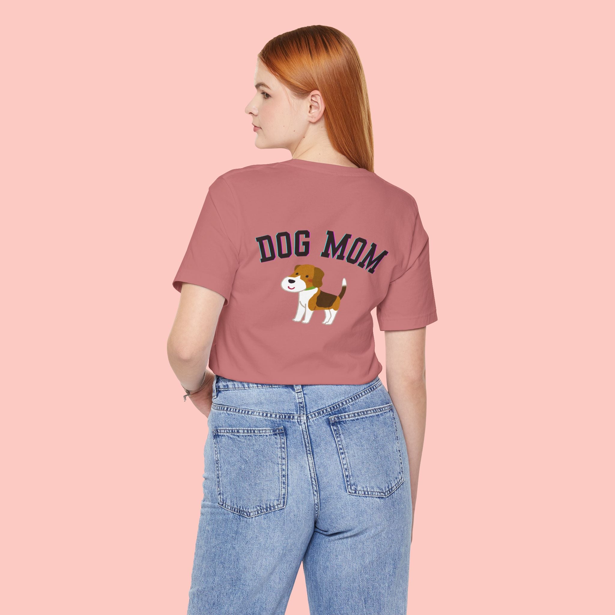 Dog Mom T-Shirt — Cute Beagle Graphic Tee for Dog Lovers