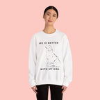 Dog Mom Sweatshirt – 'Dog Mom' Polaroid Graphic Crewneck