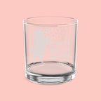 Engraved 10.5oz Whiskey Glass — Personalized Dog Lover Rocks Glass