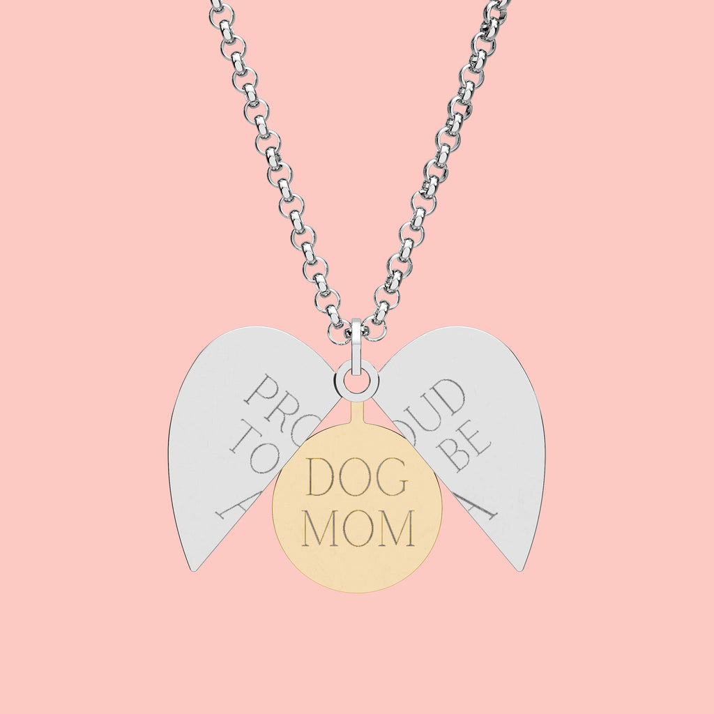 Engravable Hidden Message Heart Necklace - Secret Wing Locket Jewelry