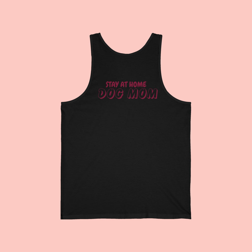 Stay At Home Dog Mom Tank Top — Cute Pet Lover Summer Tank