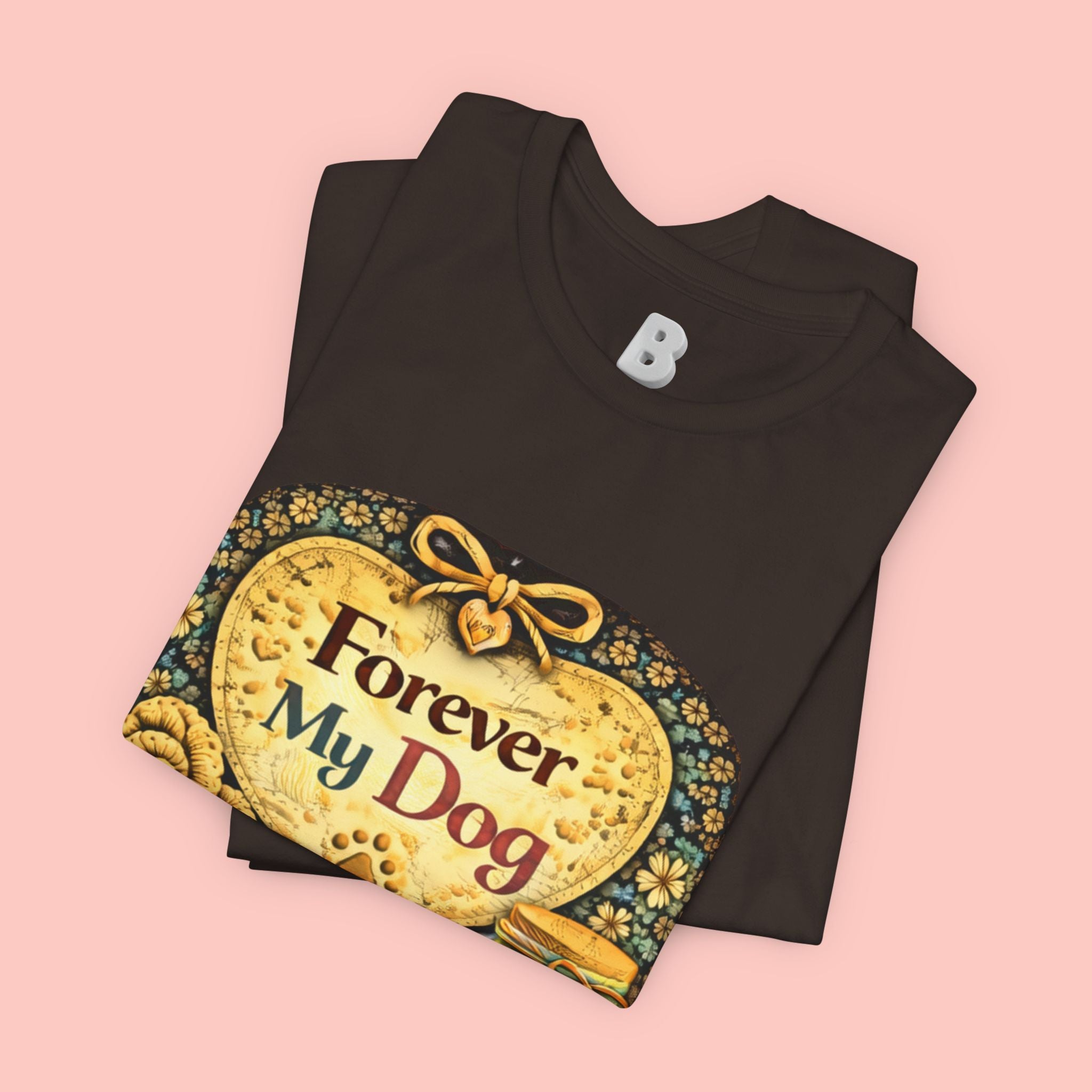 Dog T-Shirt — "Forever My Dog" Vintage Pet Lovers Tee