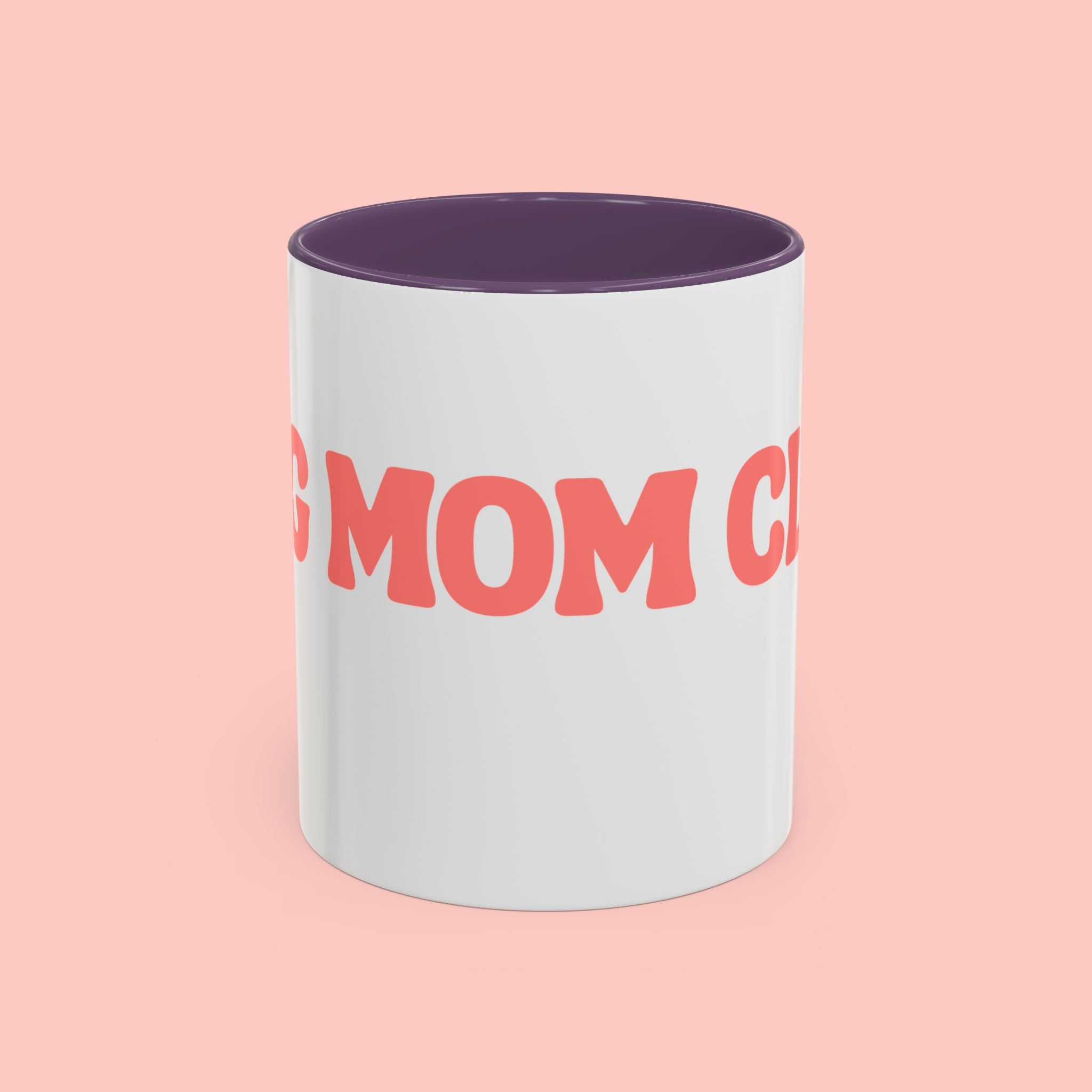 Mom Club Coffee Mug — Cute Paw Print Accent Mug for Dog Moms (11/15 oz)