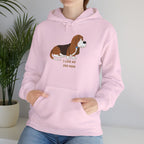 Dog Mom Hoodie — Cute Basset Hound I Love My Dog Mom Sweatshirt