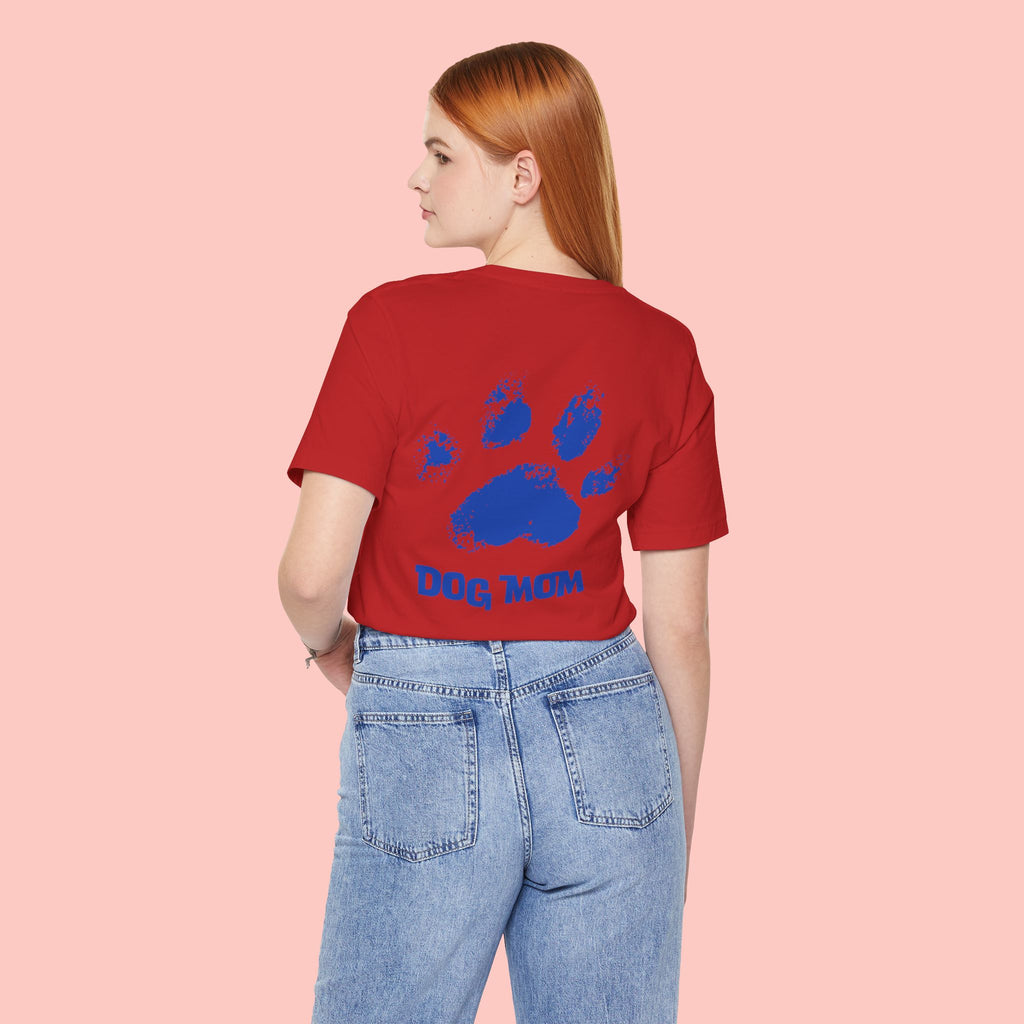 Dog Mom Paw Print T-Shirt