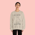 Dog Mom Sweatshirt – 'Dog Mom' Polaroid Graphic Crewneck