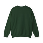 Dog Mom Crewneck Sweatshirt - Paw Print & Silhouette Graphic