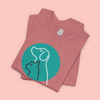 Dog Mom T-Shirt – "Proud to Be Dog Mom" Graphic Tee