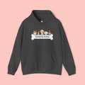 United By Bones Hoodie — Cute Cartoon Dogs Paw Bone Graphic Sweatshirt