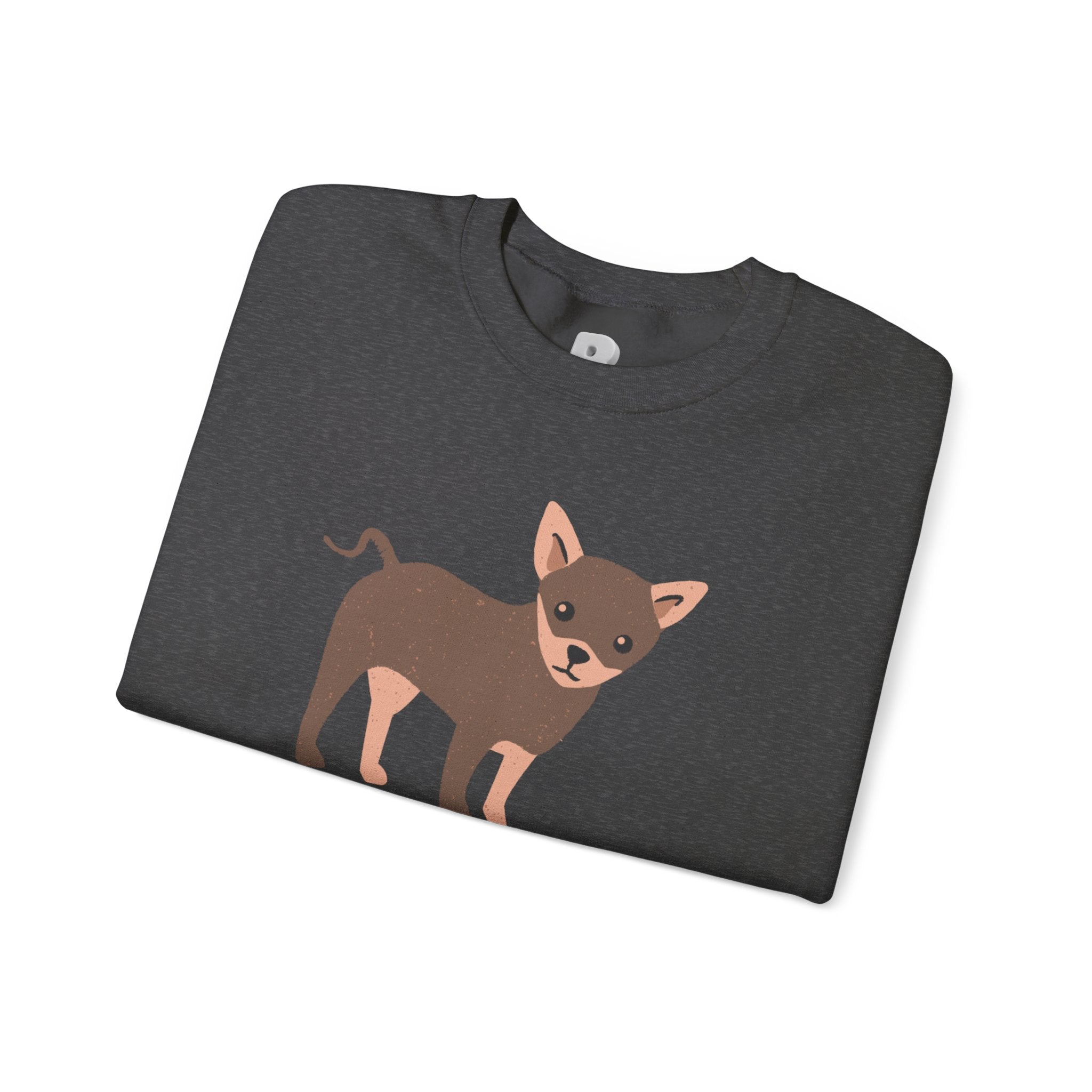 Dog Lover Crewneck Sweatshirt – 'My Dog My Love' Cute Chihuahua Graphic