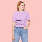 Coffee With My Dog T‑Shirt — Cute Minimalist Dog & Coffee Tee