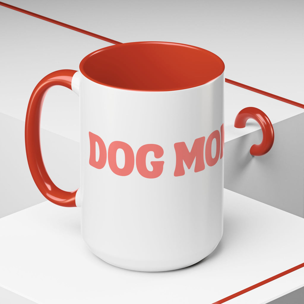 Mom Club Coffee Mug — Cute Paw Print Accent Mug for Dog Moms (11/15 oz)