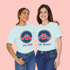Dog Mama T-Shirt — Cute Paw & Heart Graphic Tee for Dog Lovers