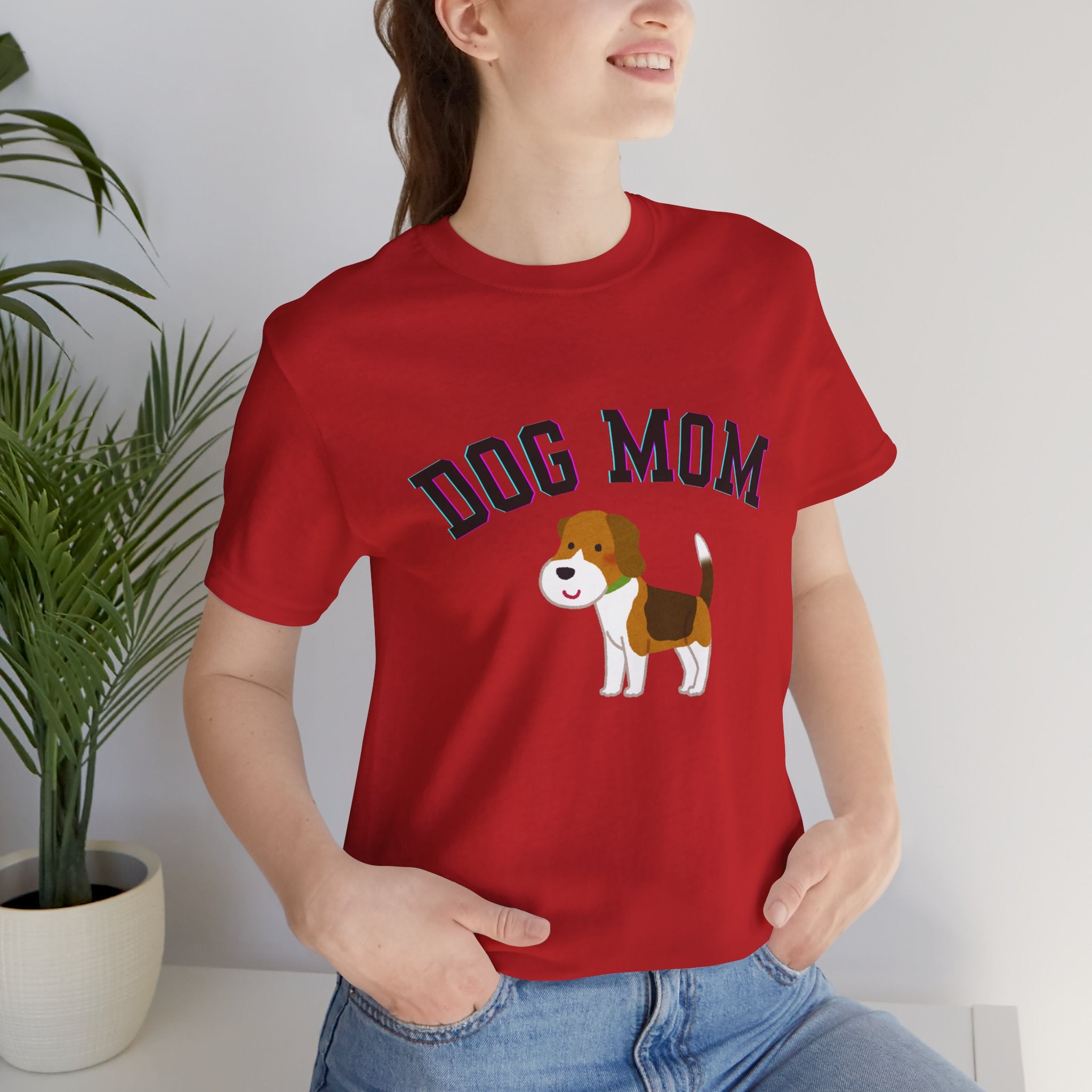 Dog Mom T-Shirt — Cute Beagle Graphic Tee for Dog Lovers