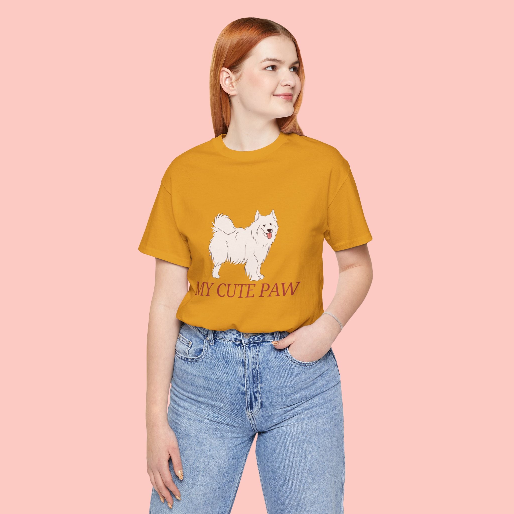 My Cute Paw Samoyed T‑Shirt — Cute Dog Graphic Tee for Pet Lovers