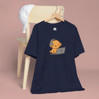 Zoom Meeting Approved Tee — Cute Puppy with Headset Laptop Graphic