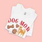 Dog Mom T-Shirt — Cute Shiba & Treats “My Dog Is My Whole World” Tee