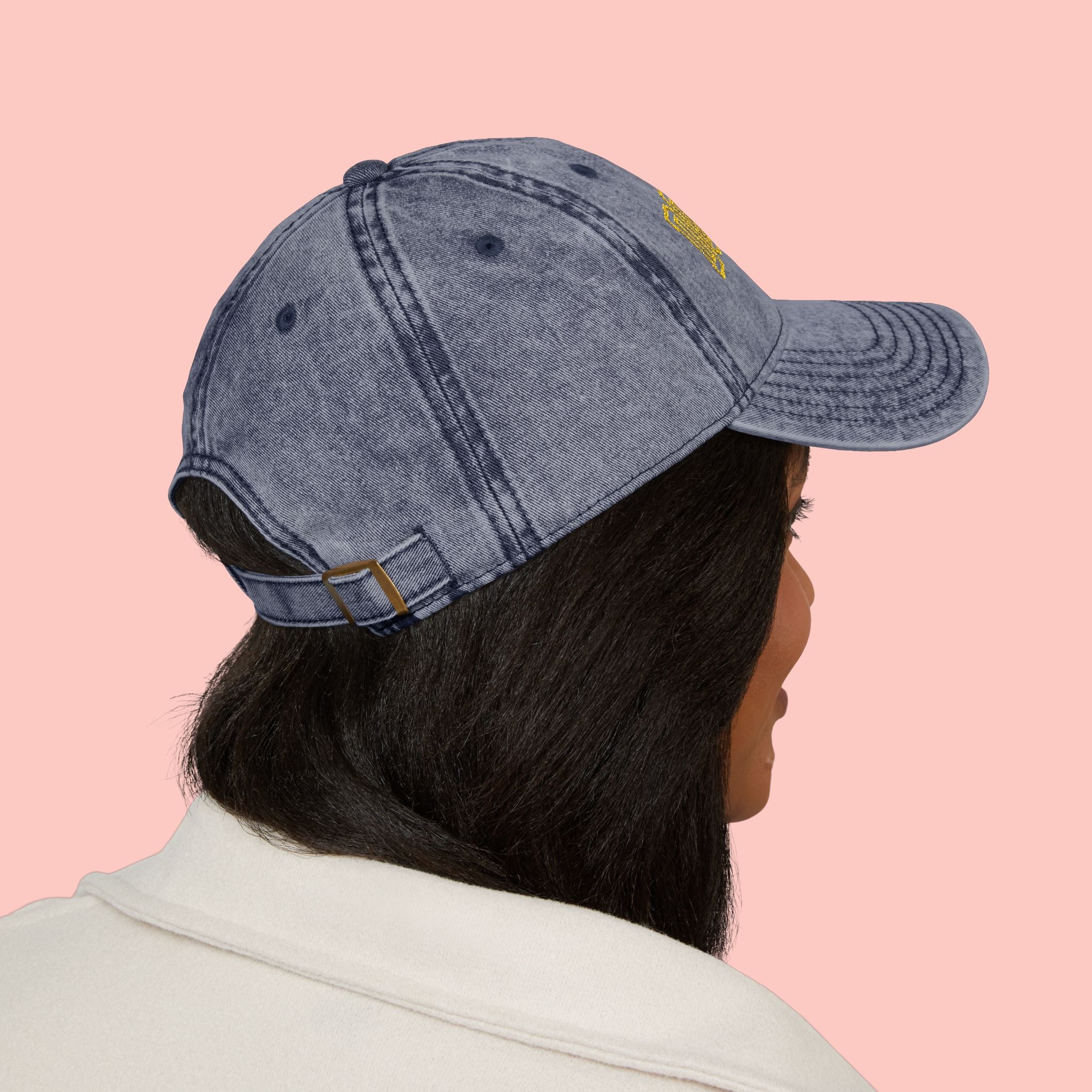 Dog Mom Vintage Embroidered Cap