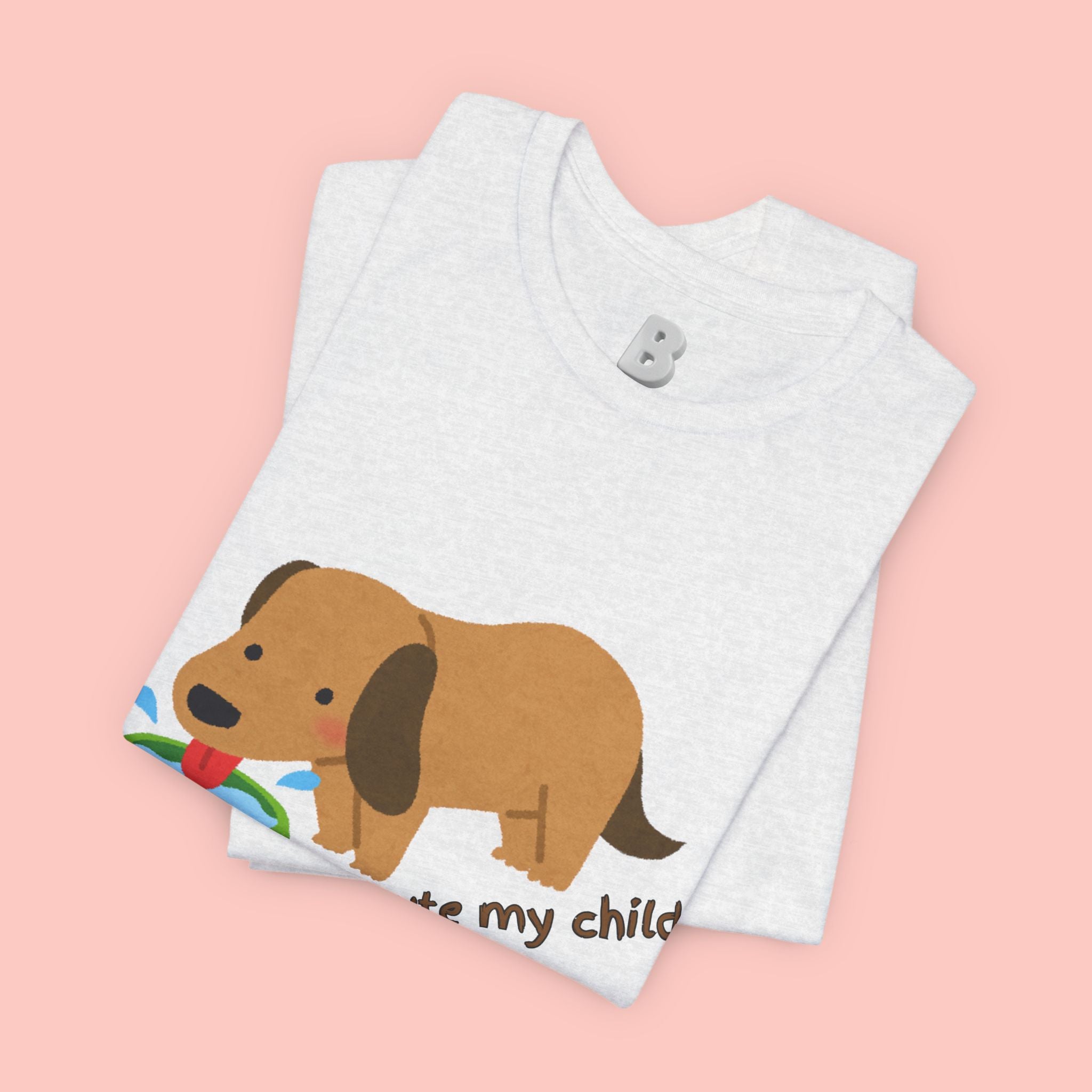 Dog T-Shirt — Cute Dachshund "how cute my child" Graphic Tee