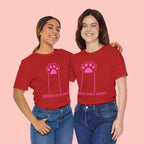 Blessed Dog Mom T-Shirt — Pink Paw Graphic Tee