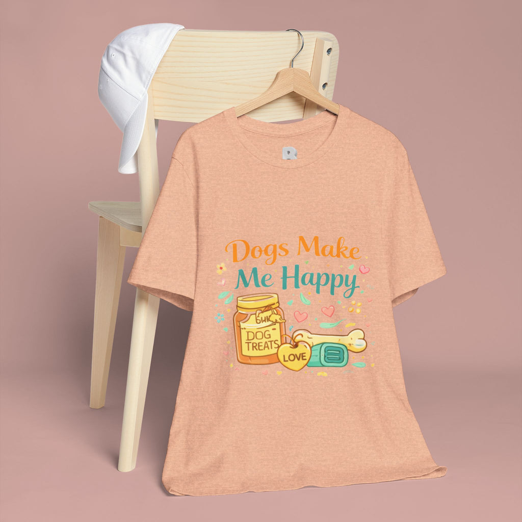 Dogs Make Me Happy T-Shirt