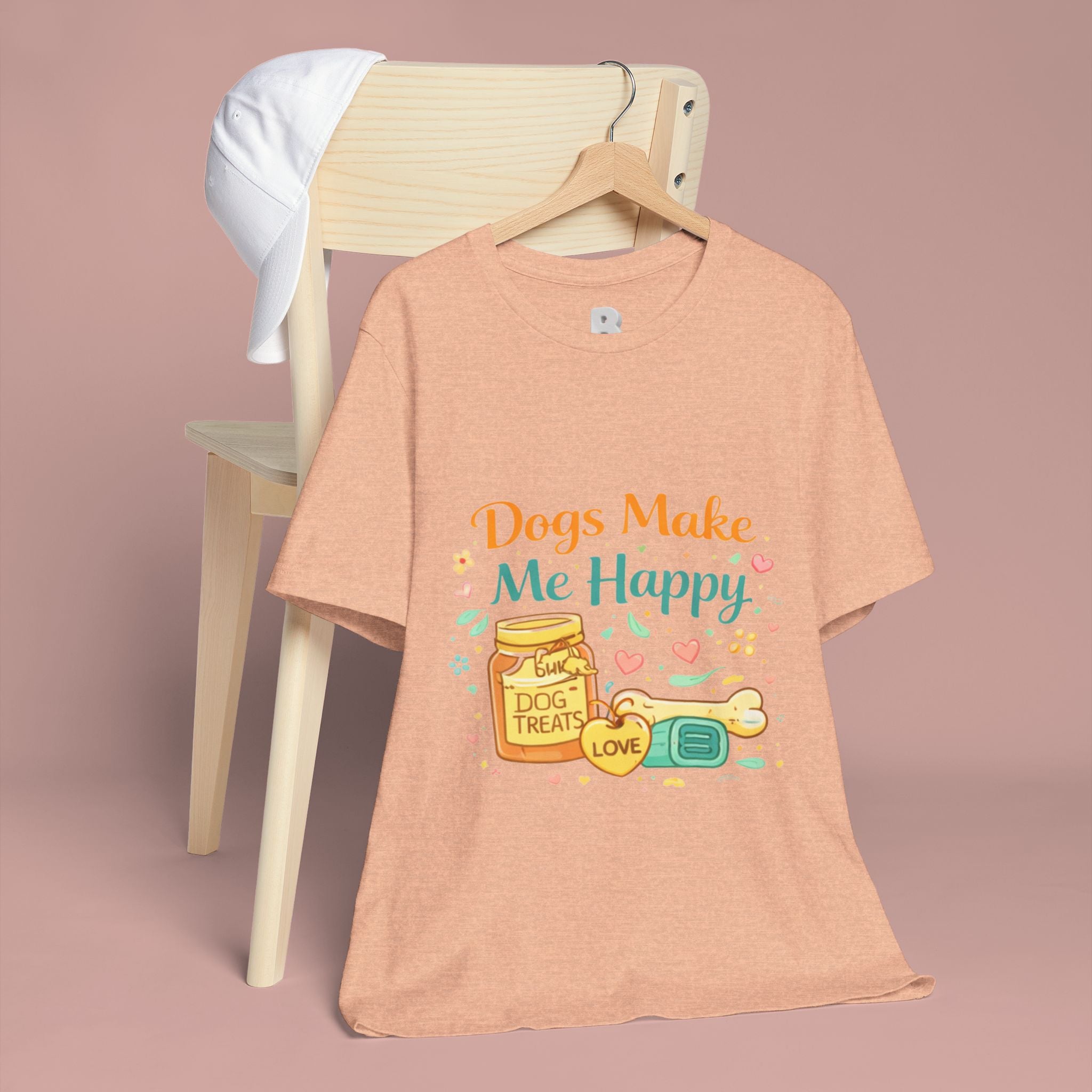 Dogs Make Me Happy T-Shirt