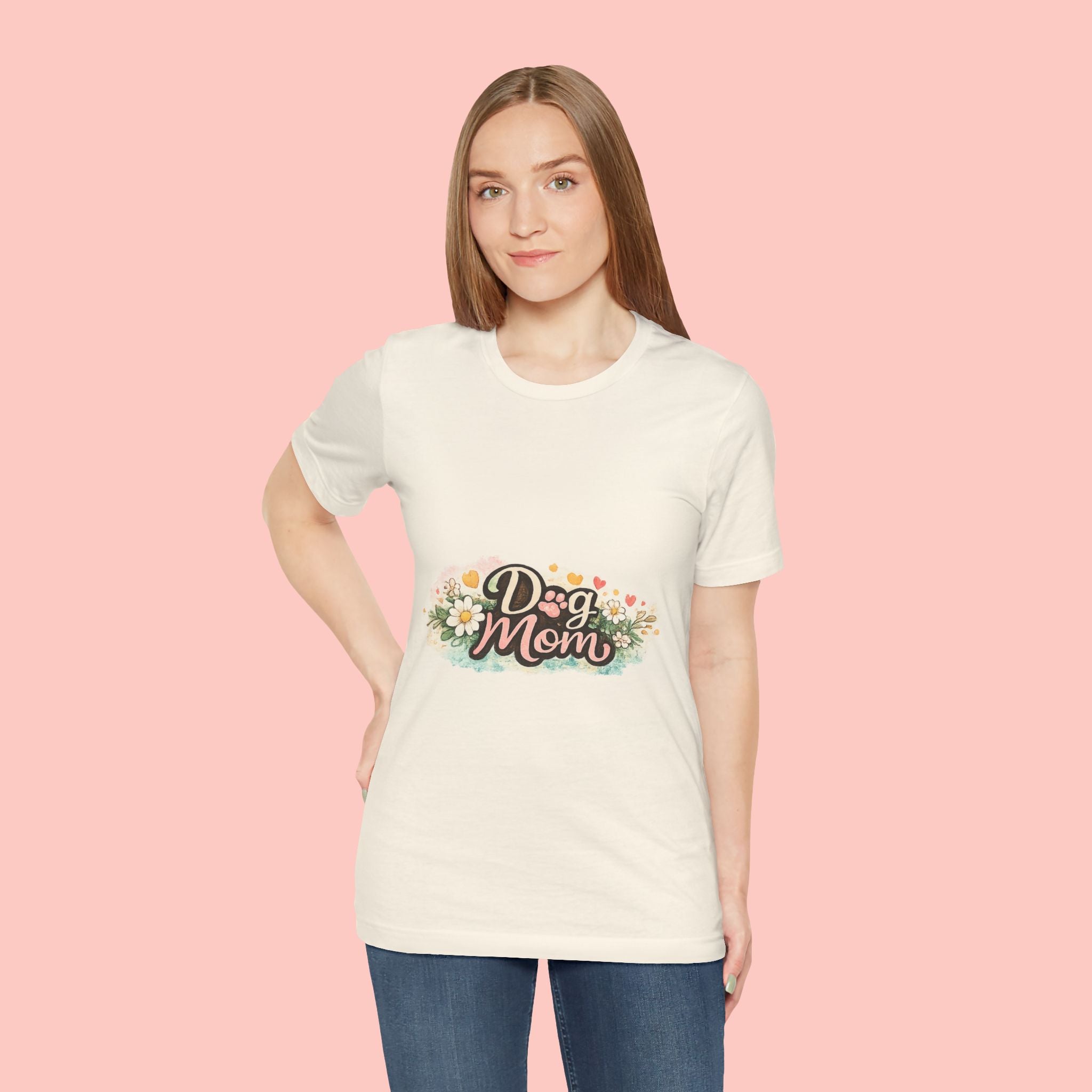 Dog Mom Floral Tee