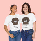 Dog Mother Wine Lover T-Shirt — Cute Cartoon Dog Graphic Tee