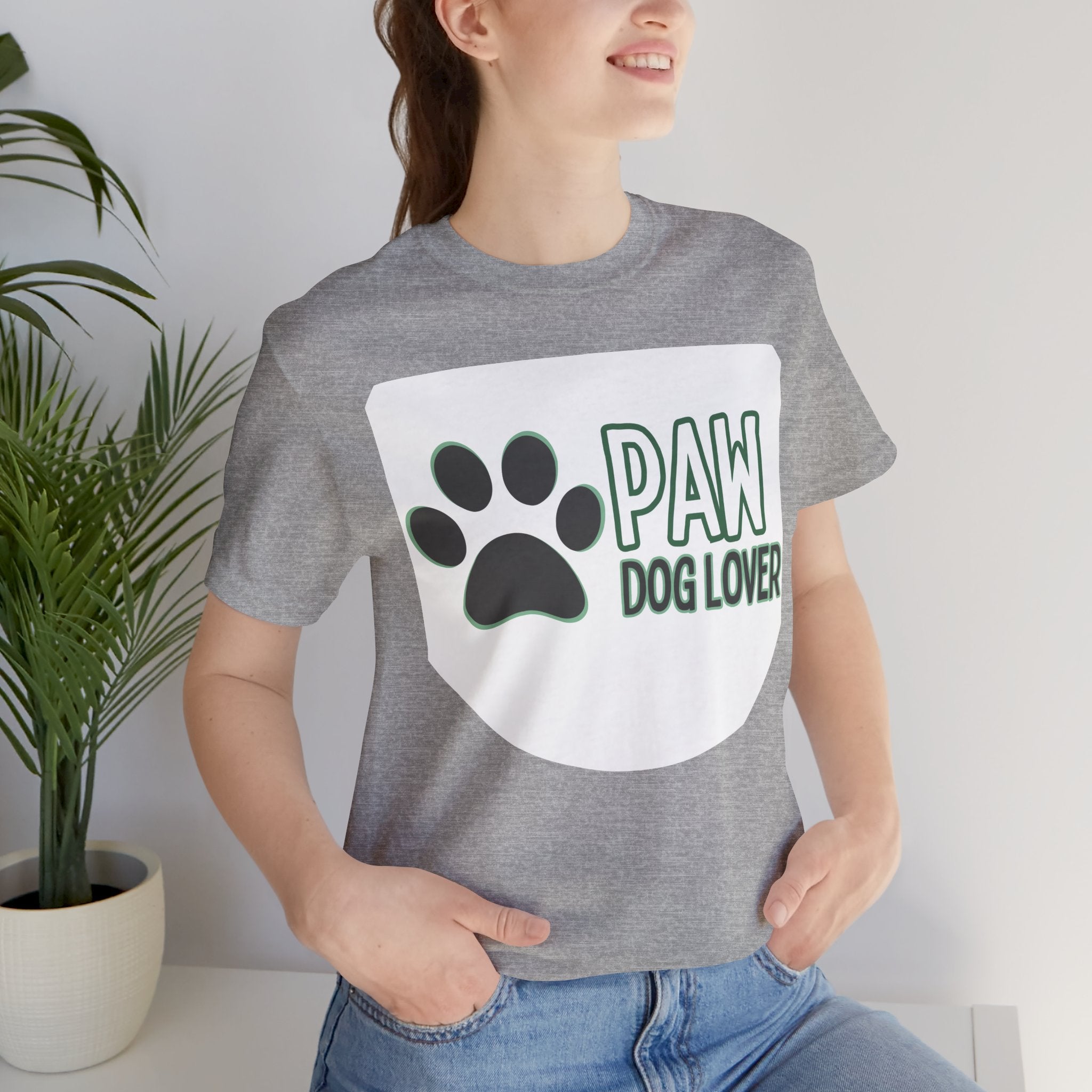 Paw Dog Lover T-Shirt — Cute Paw Print Tee for Dog Owners