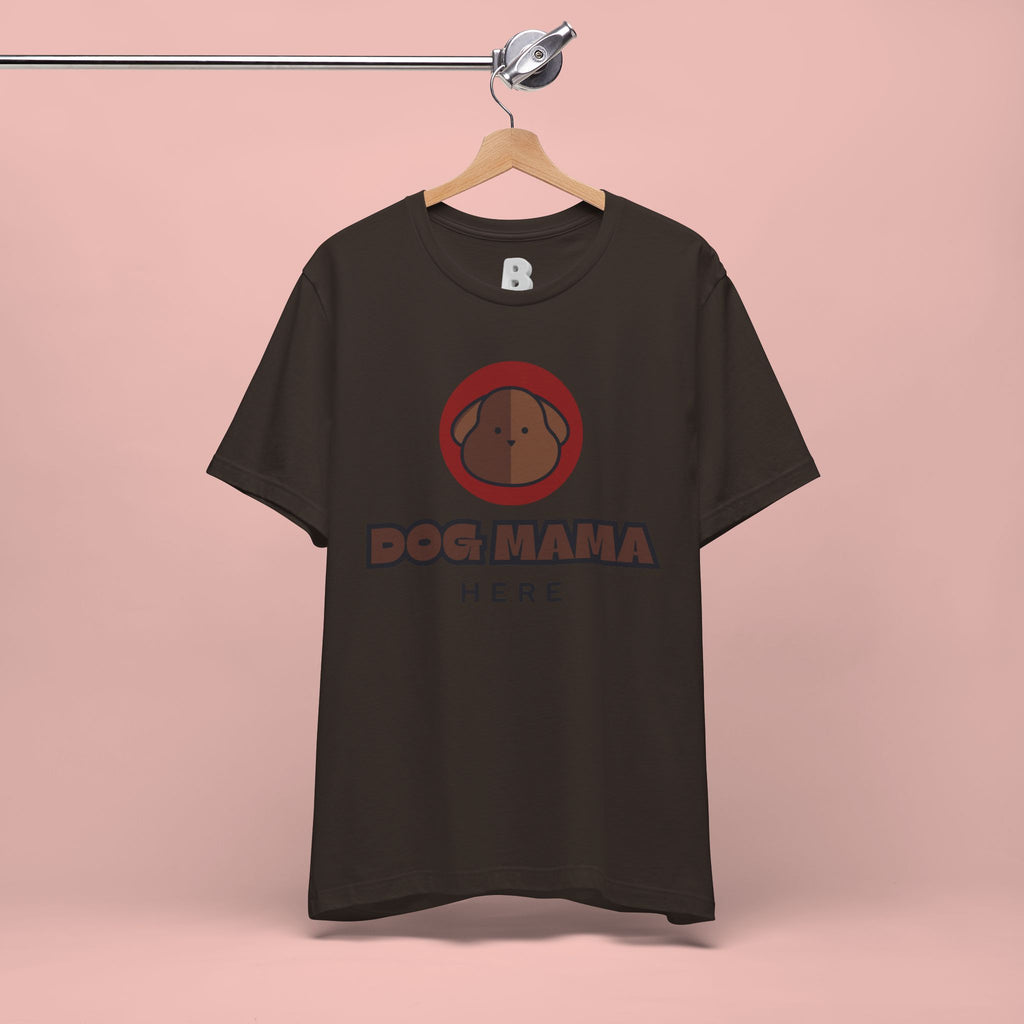 Dog Mama T-Shirt – Cute Brown Pup Graphic Tee