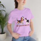 My Dog > My Bad Days T‑Shirt — Cute Beagle & Corgi Graphic Tee for Dog Lovers