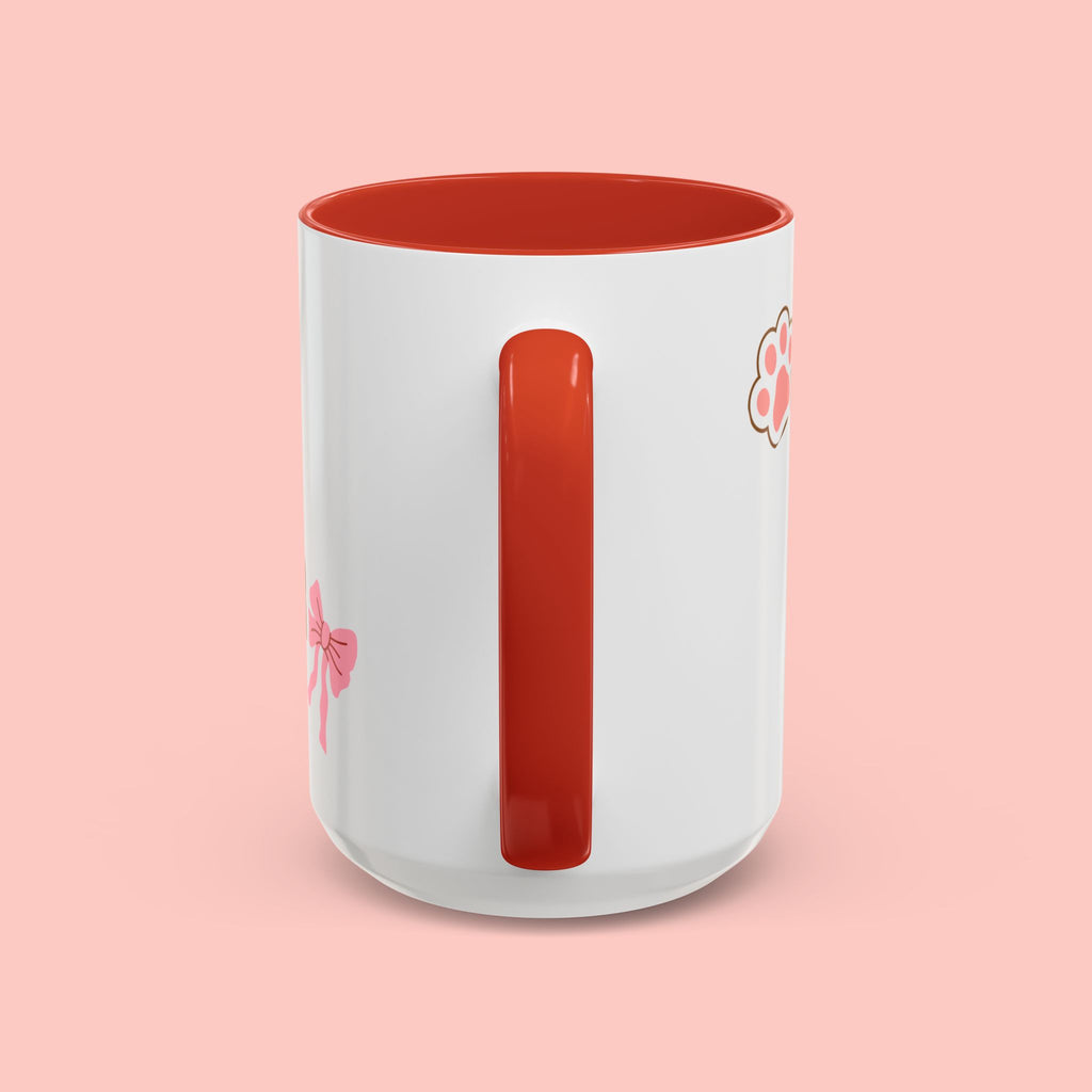 Dog Mom Coffee Mug — Best Dog Mom Ever Accent Ceramic Mug (11oz & 15oz)