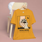 Dog Mom T-Shirt — "Love Your Dog Like a Mom" Paw Print Graphic