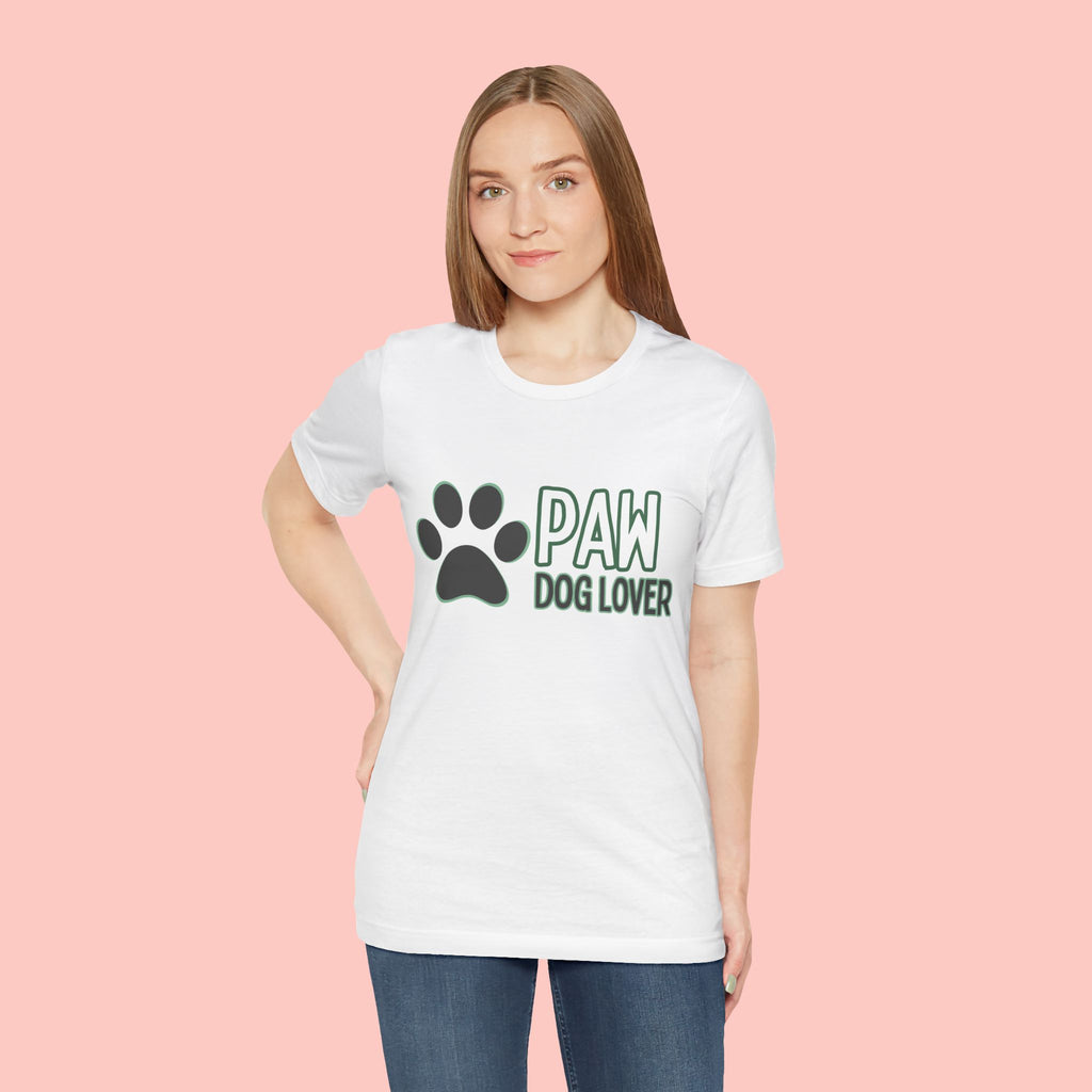 Paw Dog Lover T-Shirt — Cute Paw Print Tee for Dog Owners
