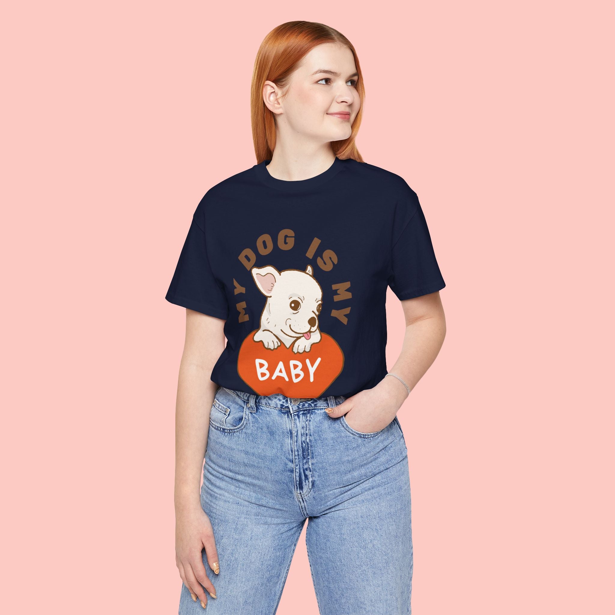 My Dog Is My Baby T-Shirt — Cute Puppy Heart Tee for Dog Lovers