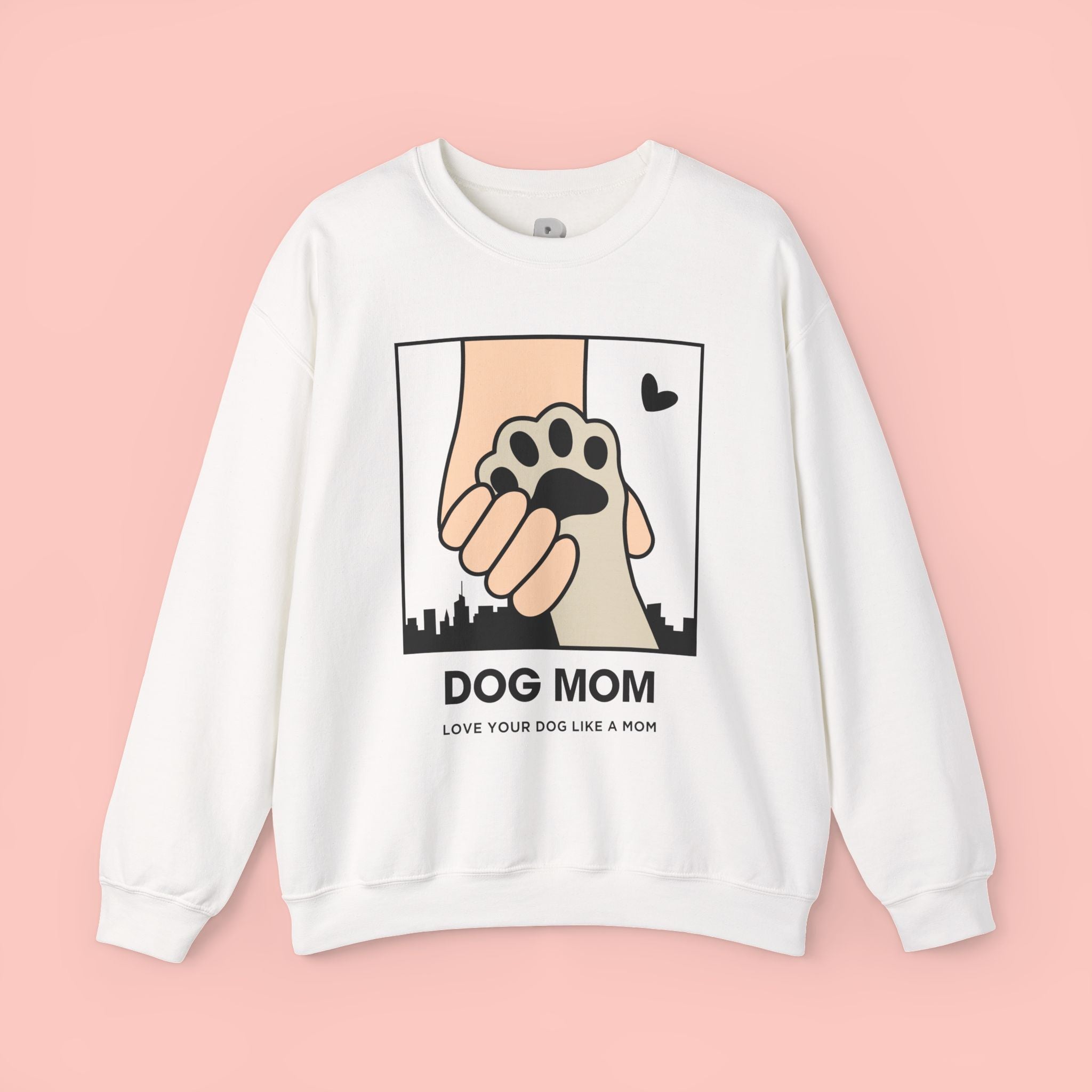 Dog Mom Crewneck Sweatshirt – Paw Hold Design