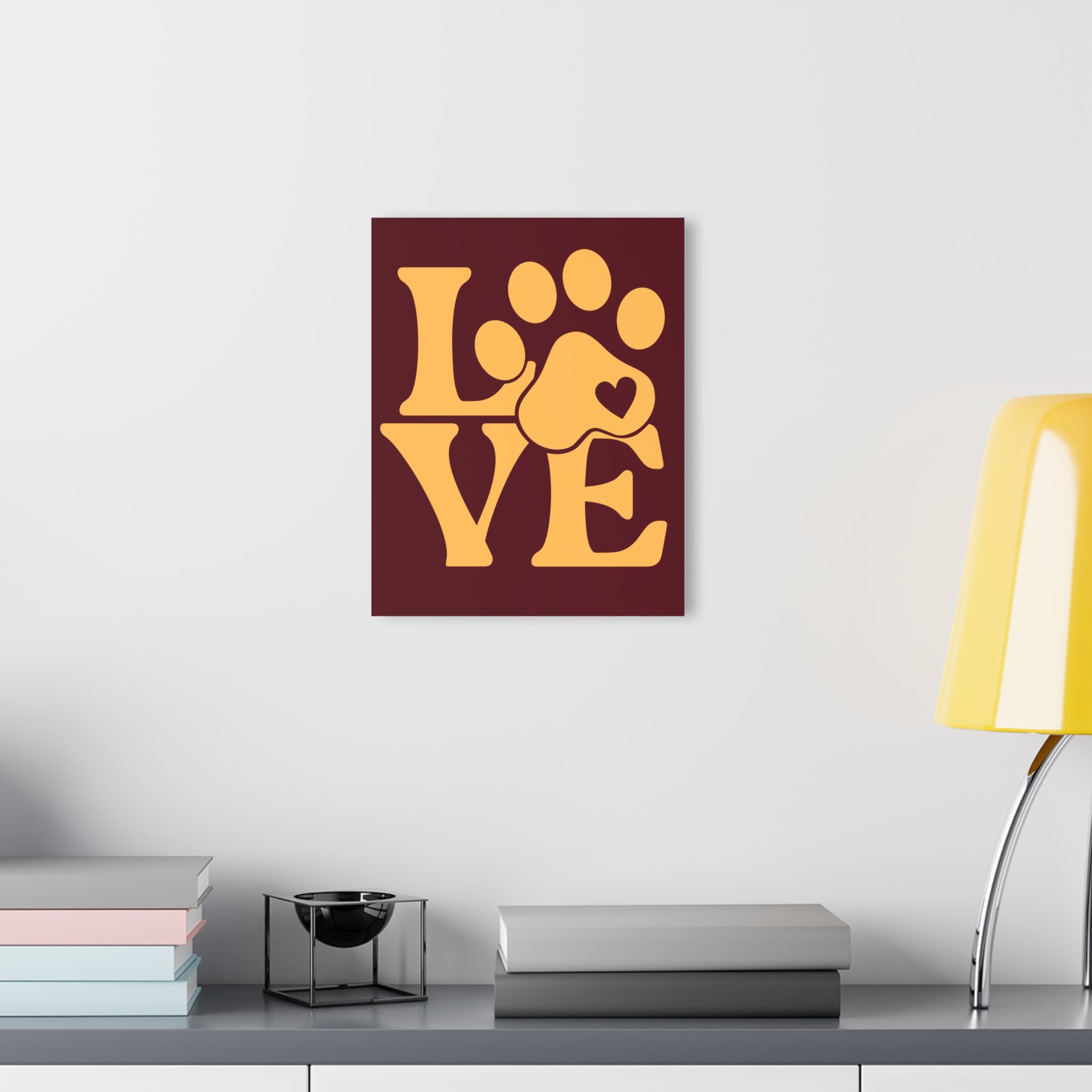 Acrylic Print - "Love Like My Dog Does" Wall Art