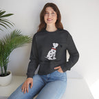 Are You Dog Mom? Cute Dalmatian Crewneck Sweatshirt for Dog Lovers