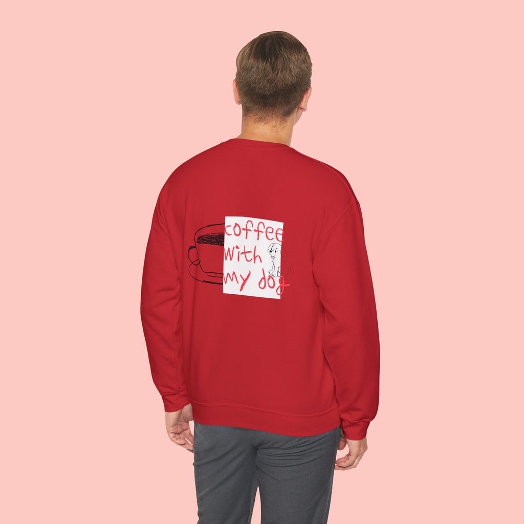Coffee With My Dog Crewneck Sweatshirt