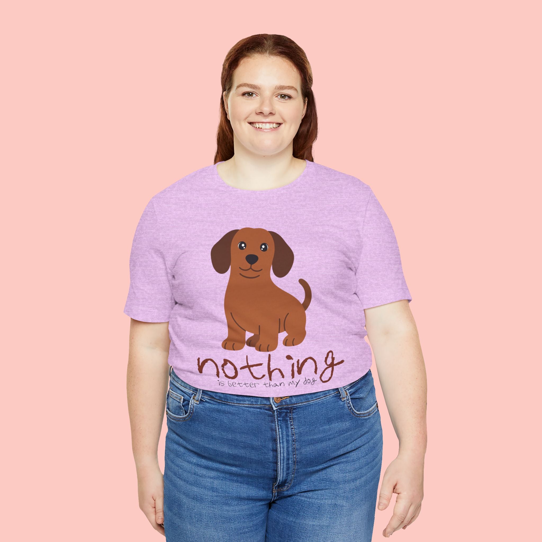 Dachshund Puppy Tee — "Nothing Better Than My Dog" Cute Dog Lover T-Shirt